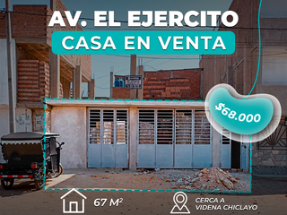 Foto 1 de VENTA DE CASA EN 9 DE OCTUBRE - CHICLAYO