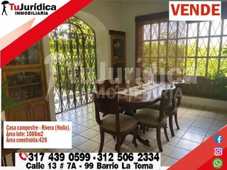 SE VENDE CASA CAMPESTRE CONJUNTO SAN MATEO - RIVERA (HUILA - COL)