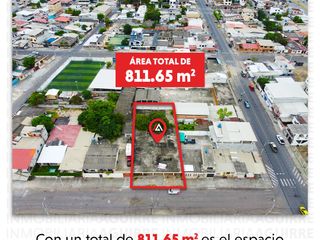 EN VENTA: terreno de 811.65 m2 a una cuadra del nuevo Supermaxi, Machala
