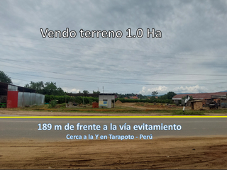 Foto 2 de VENDO / ALQUILO TERRENO 1.0 HA EN VIA DE EVITAMIENTO, TARAPOTO - PERÚ