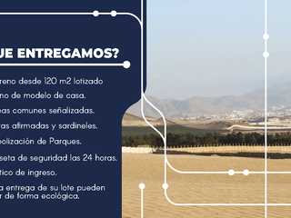 Foto 34 de SUPER OCASIÓN VENTA DE LOTES PARA VIVIENDA O INVERSIÓN EN PUNTA NEGRA desde. $13,900 contado