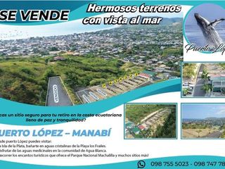 Foto 1 de Lotes en Venta Puerto López – Manabí Vista al Mar / Lots for Sale Puerto López – Manabí Ocean View