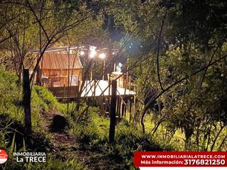 Foto 4 de Se vende Finca con 2 glamping, casa en bareque en la parte alta de Media canoa vereda el Delirio YOTOCO - VALLE.