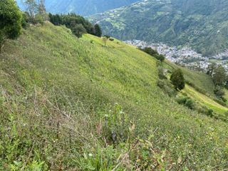 Terreno en venta con vista al Volcán Tungurahua - Baños de Agua Santa