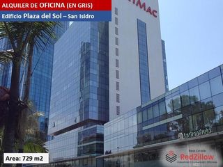Alquiler de Oficina Gris (729 M²) - San Isidro