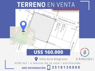 Lote Villa Gral Belgrano