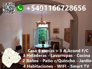 Foto 1 de Flores Norte Alquiler de casa tipo duplex 170 mts - 3 cuartos 2 baños - AMOBLADA hasta 7 personas o Profesional vacia