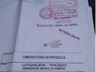 Foto 7 de CHACLACAYO HUAMPANI URB. MIRASOL OCASION VENTA DE TERRENO DE 300 M2