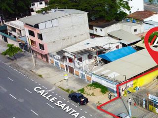 En venta: terreno esquinero en centro de Machala
