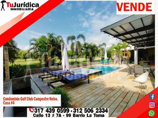 SE VENDE CASA CAMPESTRE EN RIVERA (H) COND. GOLF CLUB CAMPESTRE