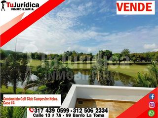 SE VENDE CASA CAMPESTRE EN RIVERA (H) COND. GOLF CLUB CAMPESTRE