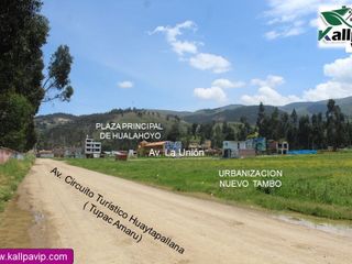 LOTES EN VENTA FRENTE A LA PLAZA PRINCIPAL DE HUALAHOYO - HUANCAYO