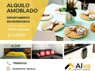 Foto 1 de Alquilo Departamento Amoblado Huanchaco a media cuadra del mar