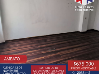 Foto 7 de EDIFICIO DE VENTA AMBATO-TUNGURAHUA - 18 DEPARTAMENTOS 2 LOCALES