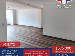 Foto 6 de EDIFICIO DE VENTA AMBATO-TUNGURAHUA - 18 DEPARTAMENTOS 2 LOCALES