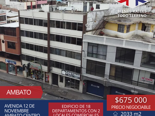 Foto 5 de EDIFICIO DE VENTA AMBATO-TUNGURAHUA - 18 DEPARTAMENTOS 2 LOCALES