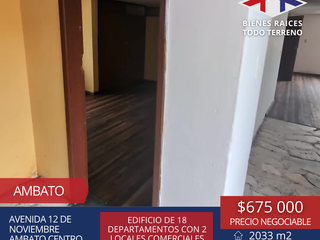 Foto 8 de EDIFICIO DE VENTA AMBATO-TUNGURAHUA - 18 DEPARTAMENTOS 2 LOCALES