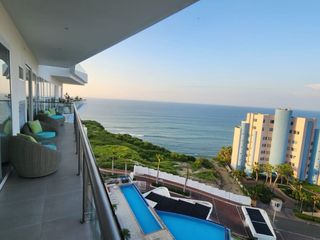 VENDO HERMOSO DEPARTAMENTO, MUEBLES FINOS VISTA AL MAR