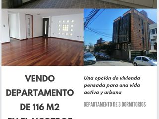 Venta de departamento de 116m2 de construcción en la calle Yaupi y Mariana de Jesus.