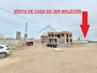 VENTA DE CASA EN PIMENTEL EN EL TERCER MALECÓN