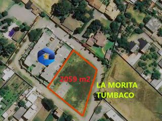 Terreno plano de Venta para proyecto en La Morita Tumbaco!