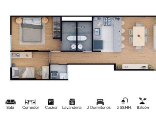 Foto 5 de VENTA DE DPTO EN PRE VENTA LA CALERA DE SURQUILLO