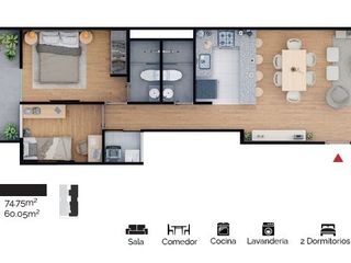 Foto 3 de VENTA DE DPTO EN PRE VENTA LA CALERA DE SURQUILLO