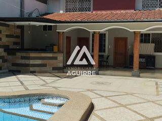 EN ALQUILER: Lujosa casa con piscina en Ciudadela La Carolina, Machala