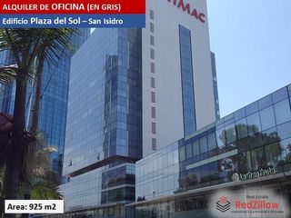 Alquiler de Oficina Gris (925 M²) - San Isidro