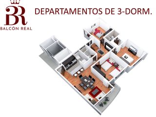 En el norte de de Quito!!!   Departamentos 3 Dormitorios 174 m2, parqueaderos privados, bodega